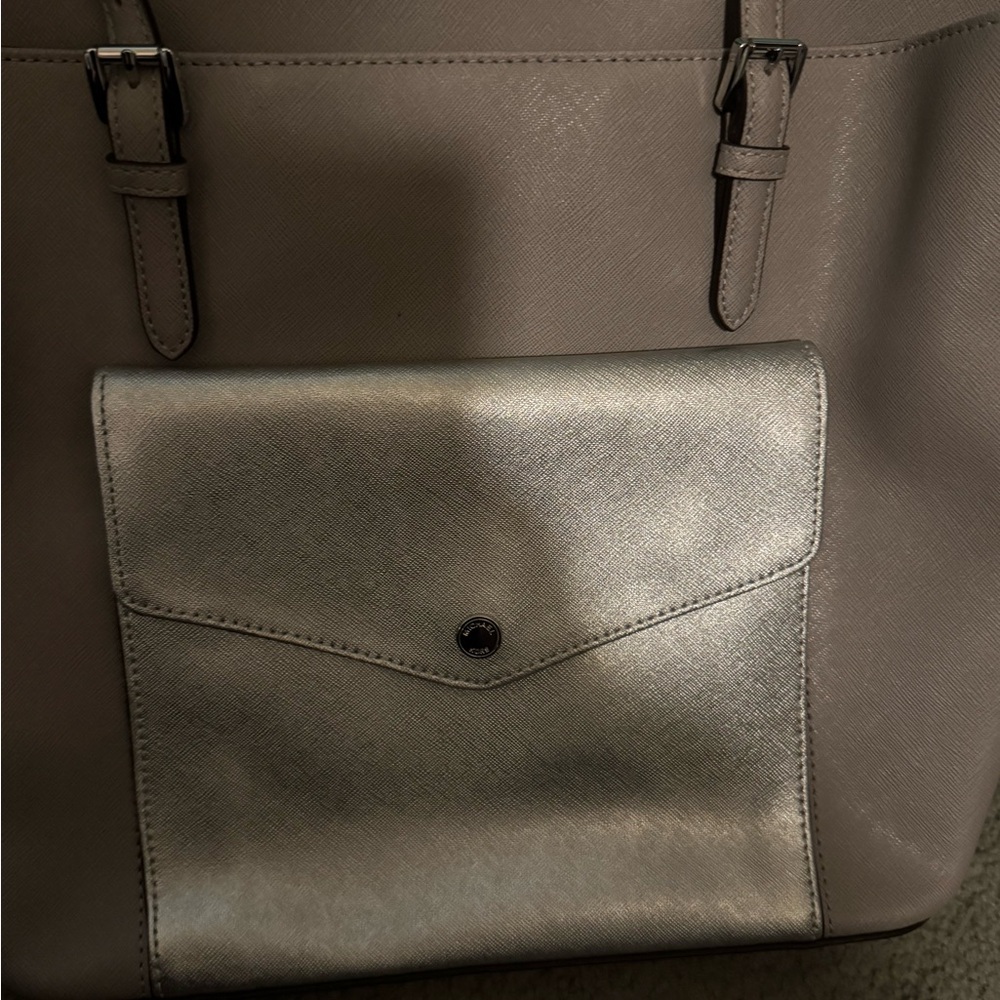 MK Silver Tote
